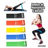 Bandas Elasticas 5 Niveles de Resistencia