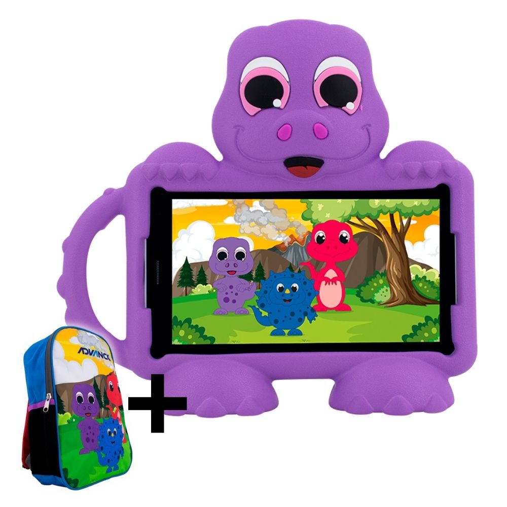 Tablet Advance Intro TR8990, 7 Pulg IPS Android 14, 4G, Dual SIM, 32GB, RAM 2GB + Mochila