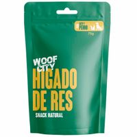 Alimento para Perro y Gato WOOF CITY Snack Hígado de Res Pouch 75g