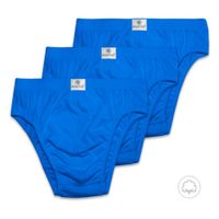 Pack X 3 Bikini Match Point Boston Con Elastico Recubierto Cobalto