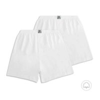 Pack X 2 Boxer De Algodón En Tejido Jersey Boston Blanco