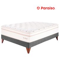Cama PARAÍSO Euro Royal Dynasty 1.5 Plazas Gris