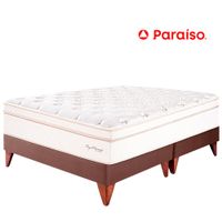 Cama Europea PARAÍSO Royal Dynasty King Chocolate