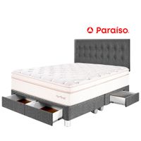 Dormitorio PARAÍSO Royal Dynasty C Caj King Gris