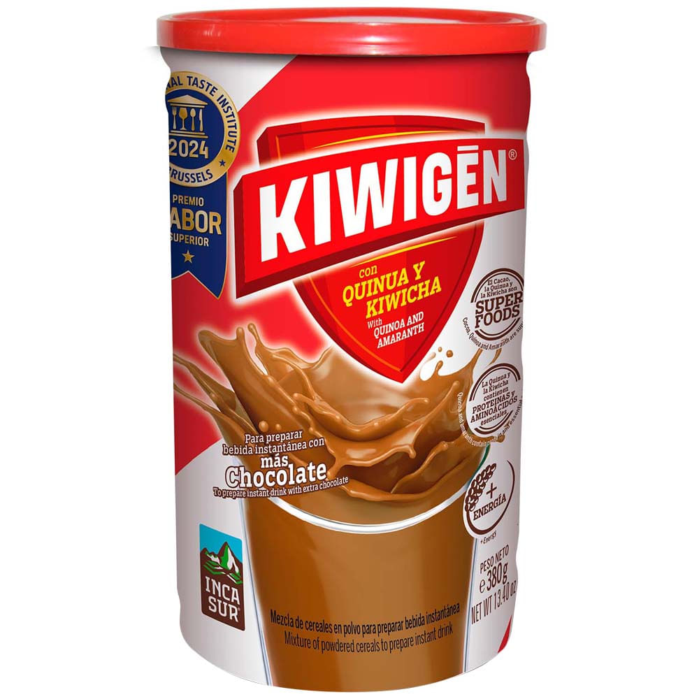 Fortificante Instantáneo KIWIGÉN Chocolate Frasco 380g
