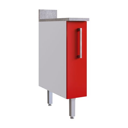 Módulo bajo 20cm Lunar Rojo Orange