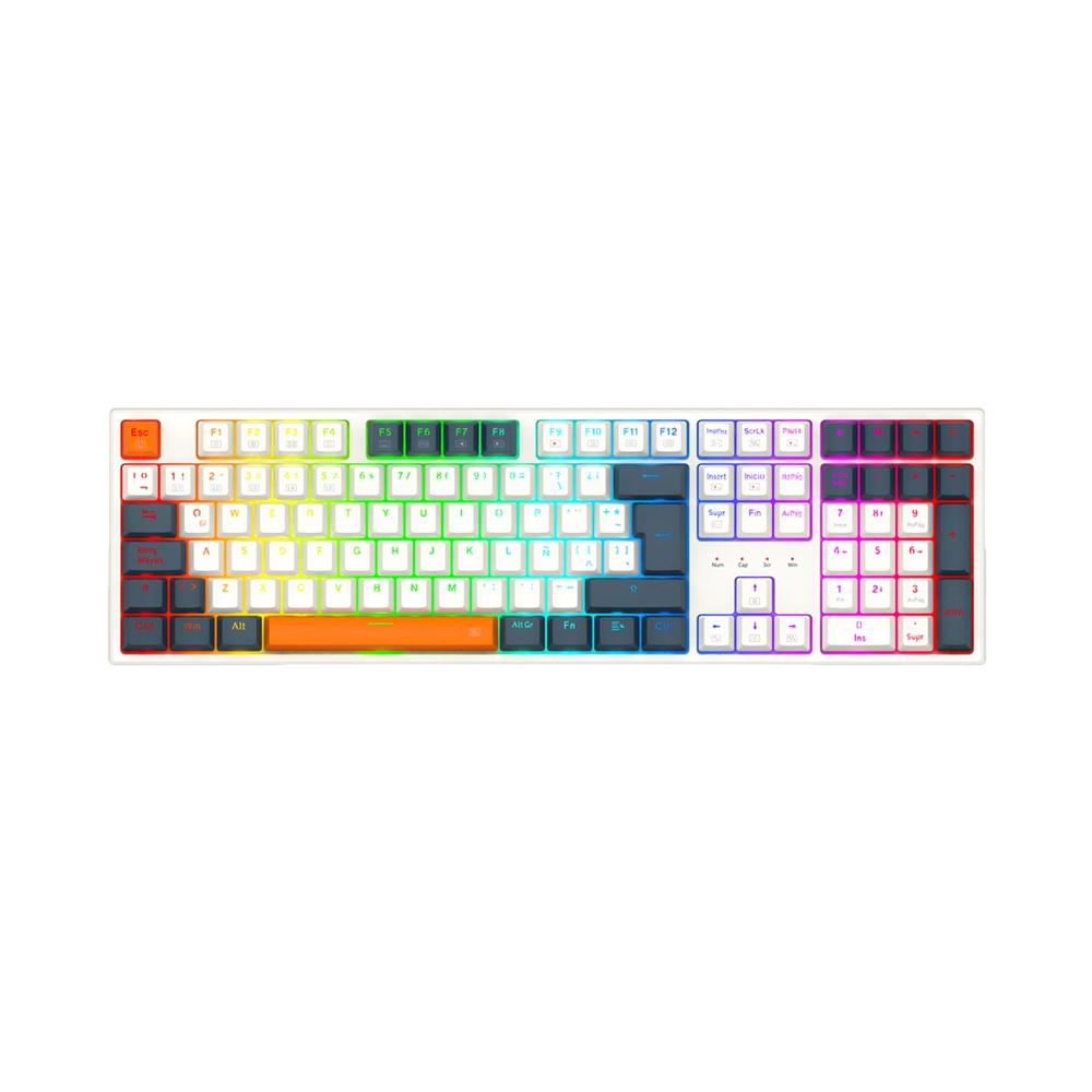 Teclado Gamer Redragon Trundle K668Wbo Rgb Spanish