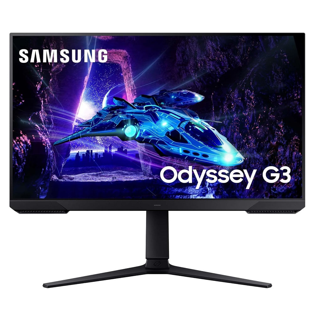Monitor Samsung LS27DG300ELXPE Plano Gaming Odyssey G3, 27"" FHD VA, HDMI, Display Port, HAS, negro