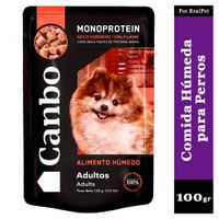Comida Húmeda para Perro Adulto Canbo Cordero 100gr