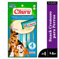 Snack Cremoso Perro Churu Pollo y Queso 1 sobre x 4 tubos