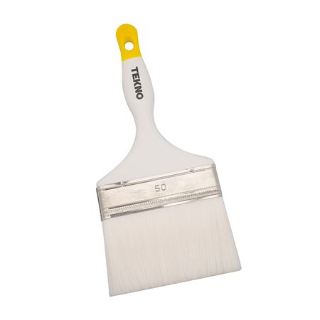 Brocha para Barnices Tekno 5'' de Polipropileno Blanco