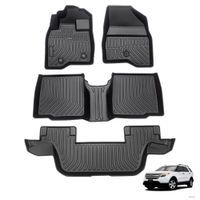 Piso de Auto 5D Para FORD EXPLORER 2015-2019 - Protección Total para el Interior del Vehículo