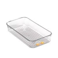 Caja de Almacenamiento para Refrigerador con Drenaje 20 cm Baja