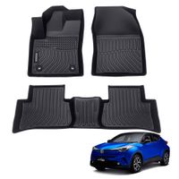Piso de Auto 5D Para TOYOTA C-HR 2018-2023 - Protección Total para el Interior del Vehículo