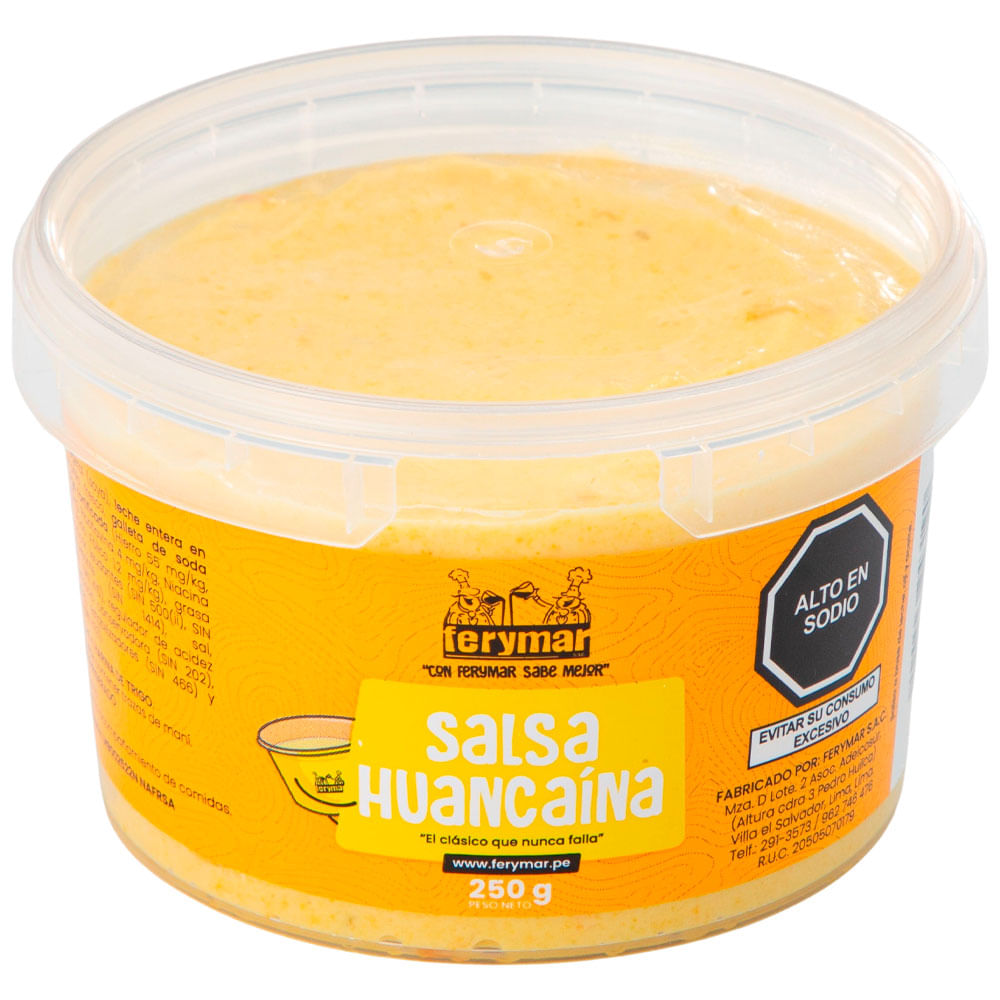 Huancaina FERYMAR Envase 250g
