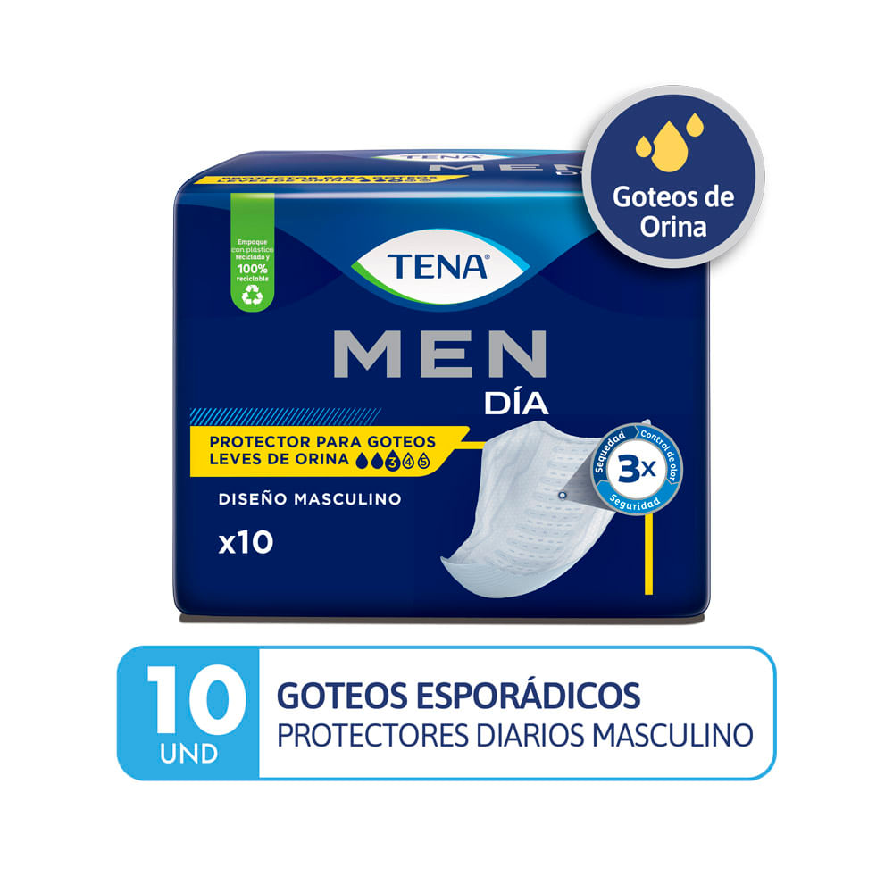 Protector Diario TENA Men Paquete 10un