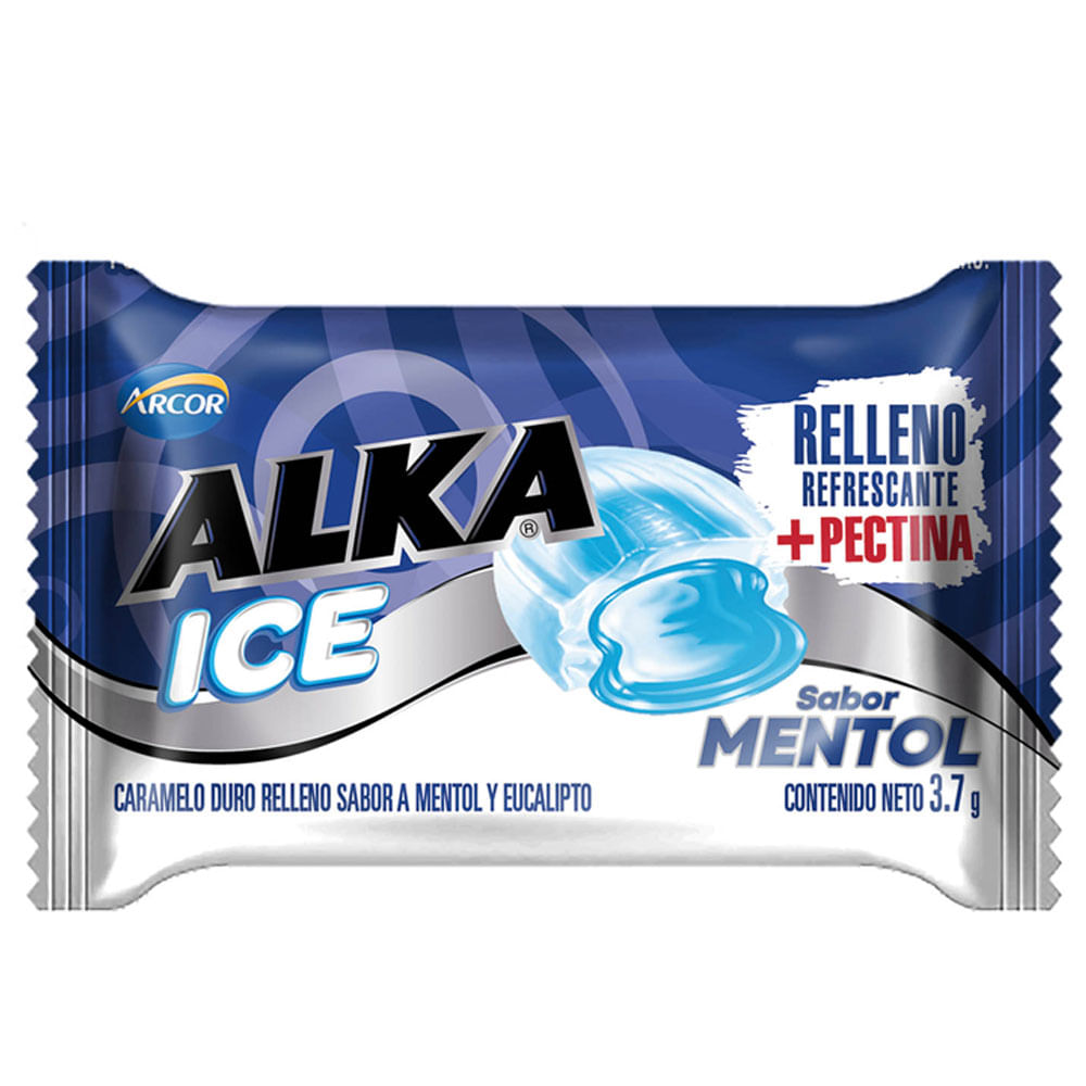 Caramelo Mentol ARCOR Alka Ice Bolsa 370g