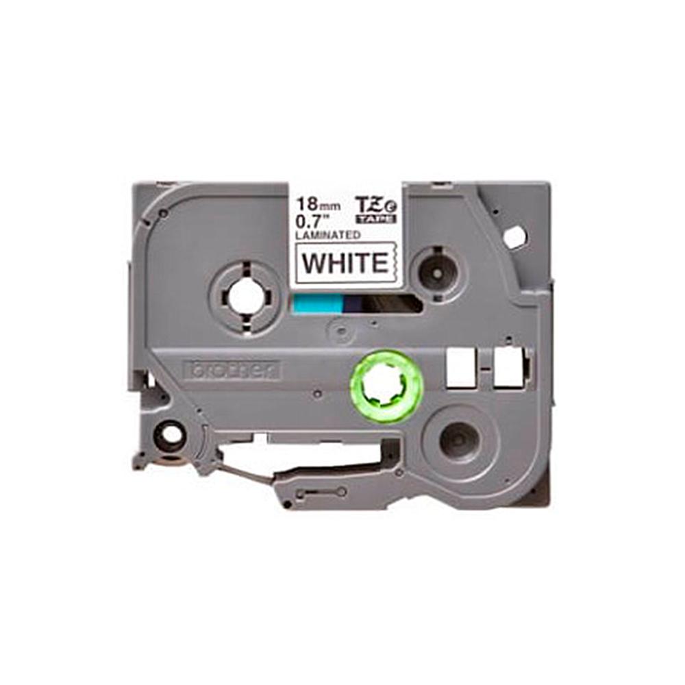 CINTA BROTHER TZE-241 3/4P (18MM) NEGRO SOBRE BLANCO 8 METROS PARA PT-H110 D600VP P/N: TZE241
