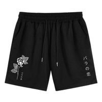 Short Hombre Yansus Algodon Negro Estampado