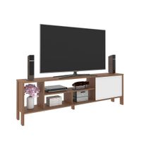 Mesa de TV 70"" 2020 Home Inmaculada - Almendra/Blanco