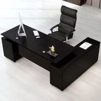 DM ESCRITORIO EJECUTIVO/GERENCIA LYBERTY 180 CM - NEGRO