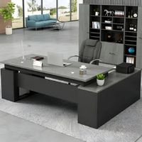 DM ESCRITORIO EJECUTIVO/GERENCIA LYBERTY 180 CM - GRIS