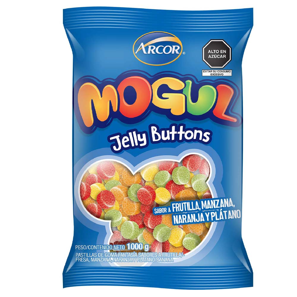 Jelly Buttons MOGUL Bolsa 1 Kg