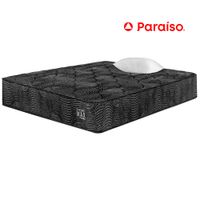 Colchón PARAISO Pocket Max Black 1.5 Plazas + 1 Almohada + Protector