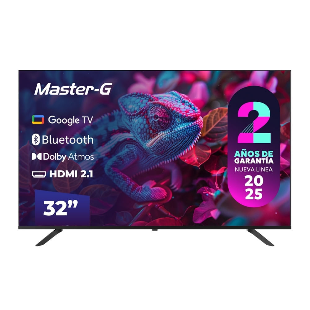 Televisor Smart Tv LED Master-G 32"" HD Google TV Bluetooth MGG32HFK