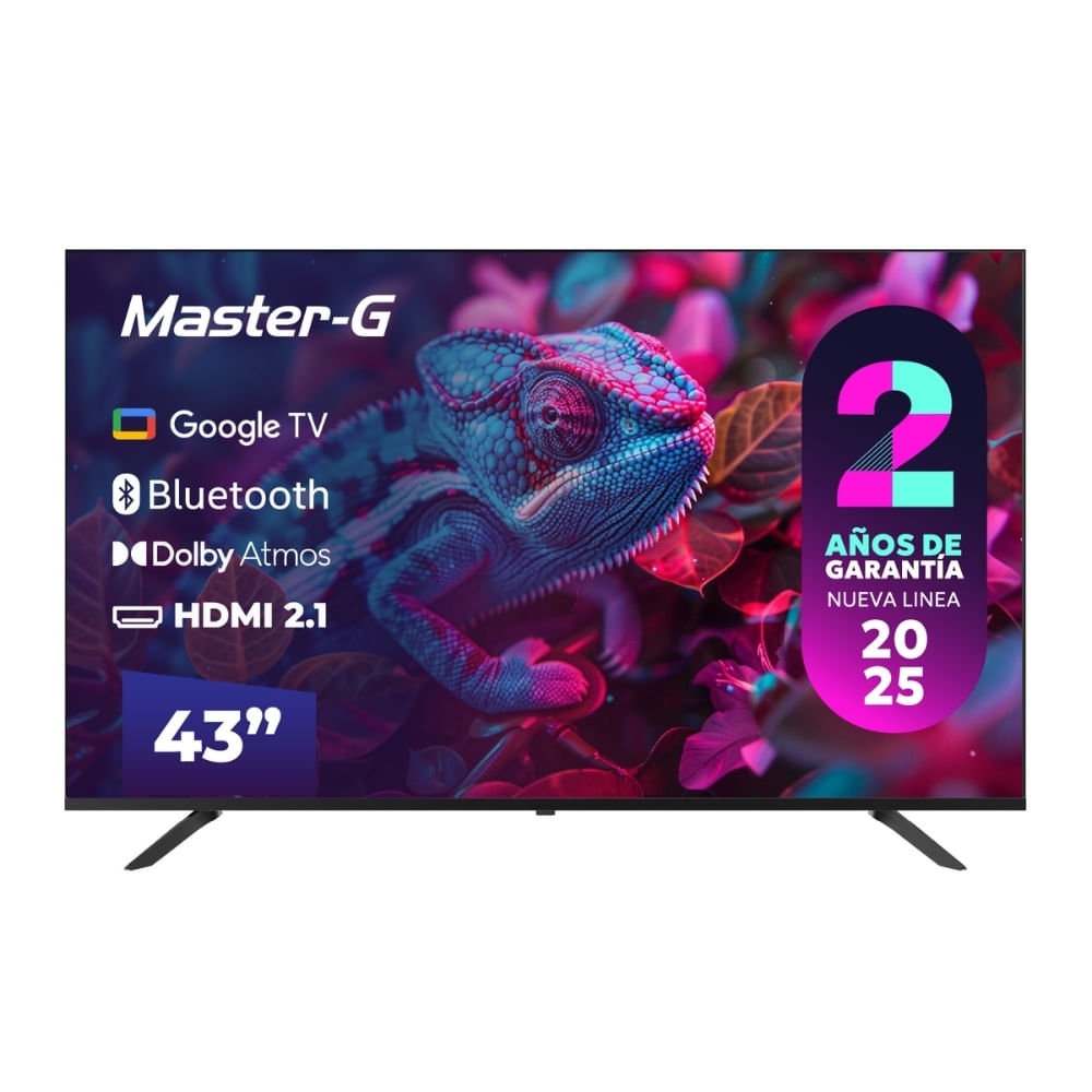 Televisor Smart Tv LED Master-G 43"" Full HD Google TV Bluetooth MGG43FFK