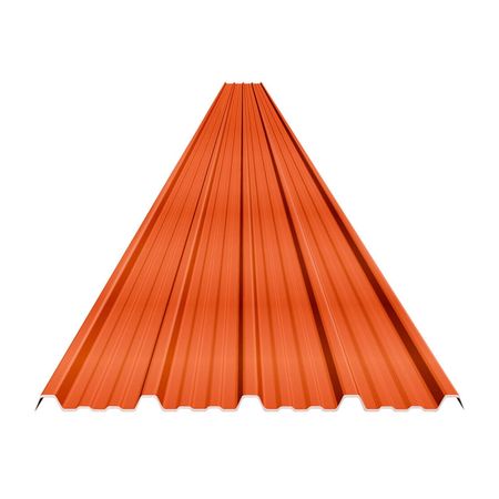 Techo termoacustico Klar Rojo 107x360cm