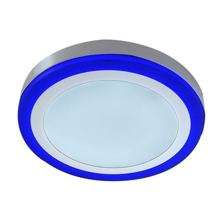 Plafón Adosado 24W Azul 2 luces Dixon