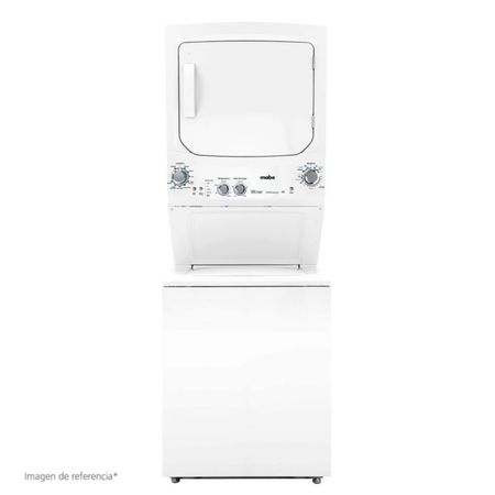 Centro de Lavado Mabe Gas 24KG MCLP2440PSBB0 Blanco