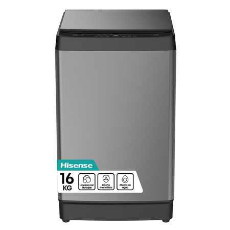 Lavadora Hisense Carga Superior 16KG WT3K1623UT Silver