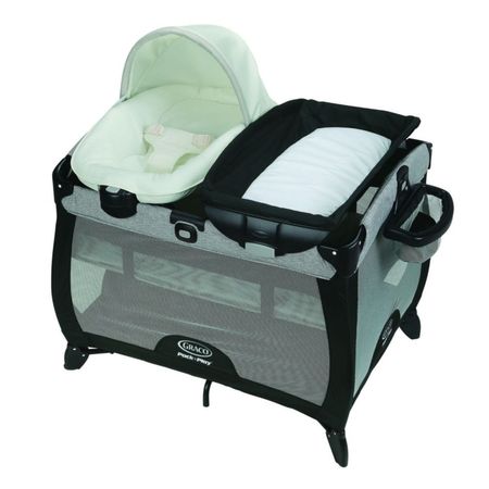 Cuna Pack And Play Para Bebé Graco Qc Asiento Portatil Ashland