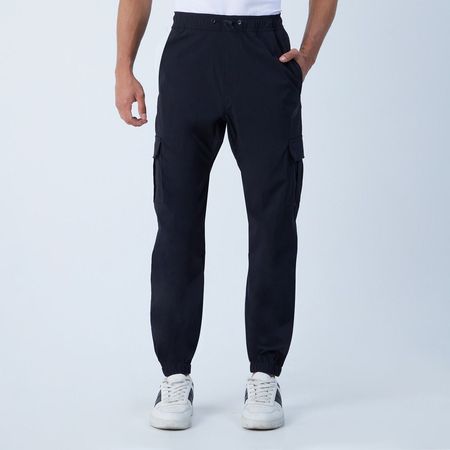 Jogger Hombre Tech Solid Aereal  NEGRO M