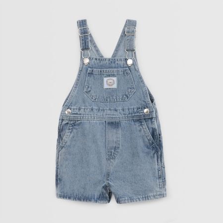 Jumper Para Bebe Niño Baby Circus Short Denim Celeste Talla 12M