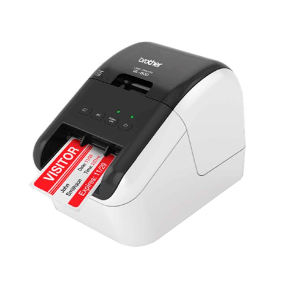 IMPRESORA TERMICA ETIQUETADORA BROTHER QL800 93 ETIQUETAS POR MINUTO, HASTA 9999 WINDOWS P/N: QL800