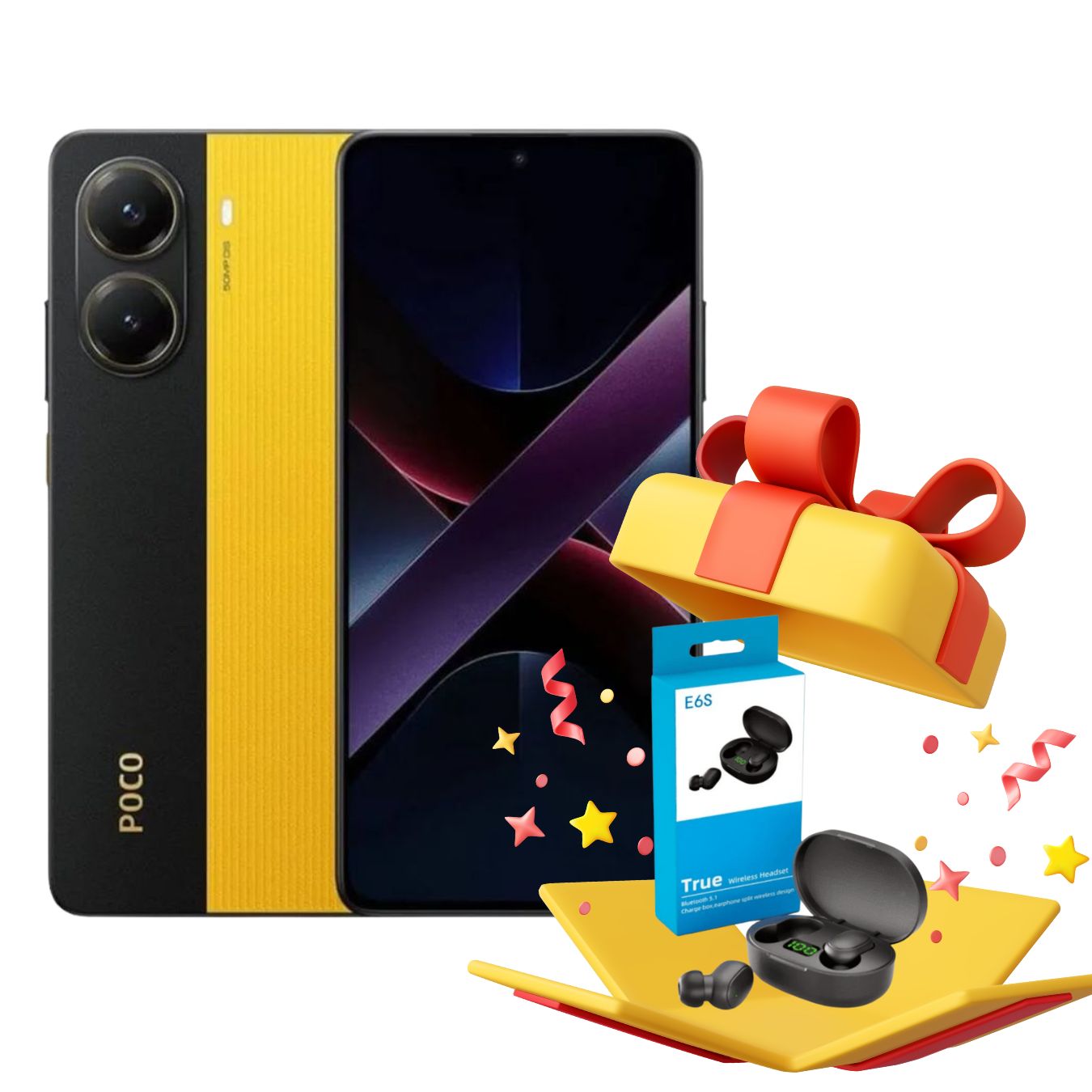 POCO X7 Pro 512GB 12GB Amarillo + Audífonos de Regalo
