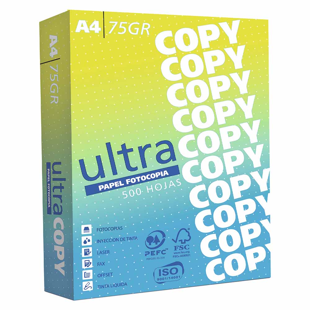 Papel Fotocopia ULTRA A4 75g