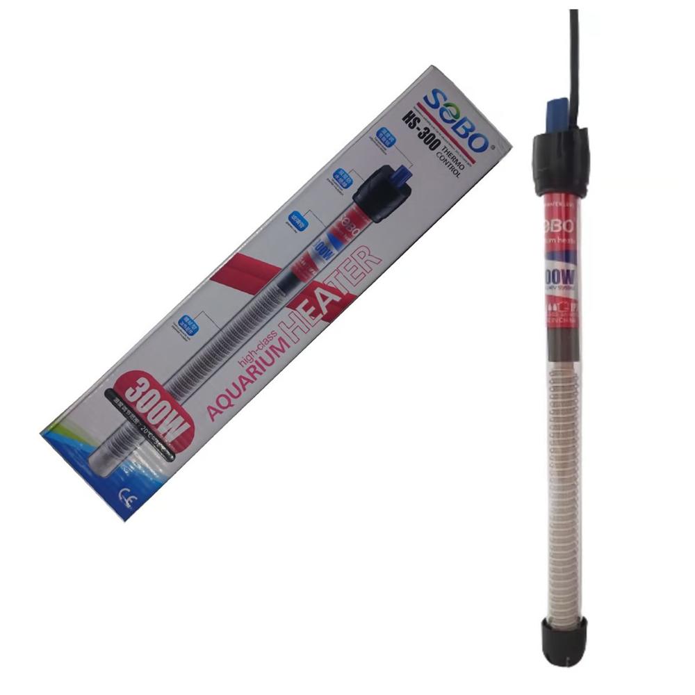 TERMOSTATO DE VIDIRO AUTOMÁTICO PARA PECERAS Y/O ACUARIOS 300 WATTS SOBO