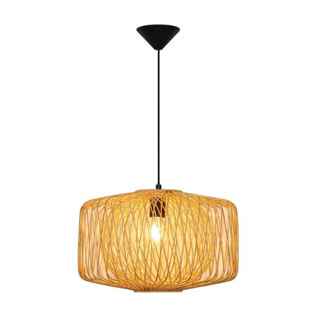 Lámpara Colgante Orange Flora 1 Luz E27 Bambú