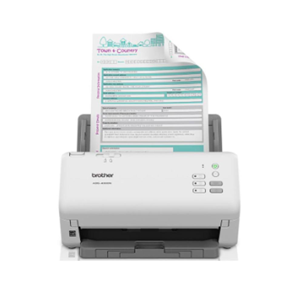 ESCANER BROTHER DE ESCRITORIO ADS-4300N 600PPP USB3.0 RJ45, 80 PAG. X MIN PN:  ADS4300N