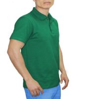 Polo Camisero Manga Corta Verde Perico L