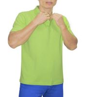 Polo Camisero Manga Corta Verde Manzana S