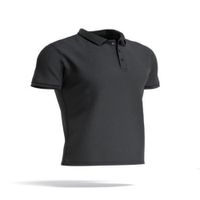 Polo Camisero Manga Corta Negro L