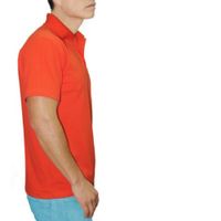 Polo Camisero Manga Corta Naranja M