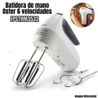 Batidora de Mano Oster con 6 velocidades con Función Turbo - FPSTHM3532
