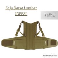 Faja Dorso Lumbar Inpesi Talla L - Beige