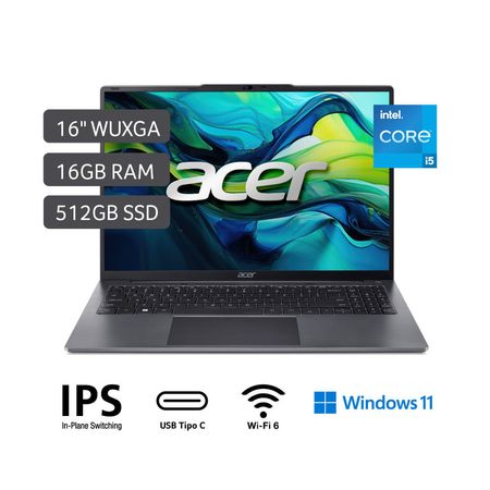 Laptop Acer AL16-51P-59UU Intel® Core™ i5-1235U 16GB RAM 512GB 16